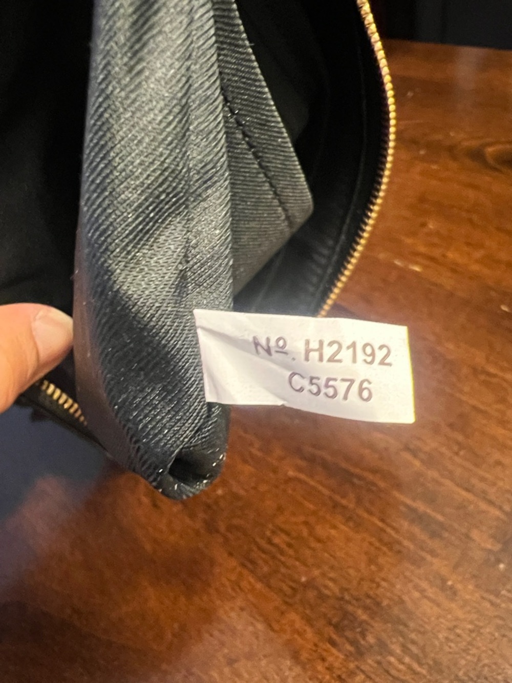 SOLD!!! Coach Dark Brown and Black Signature Canvas Wristlet - Picture 12 of 14